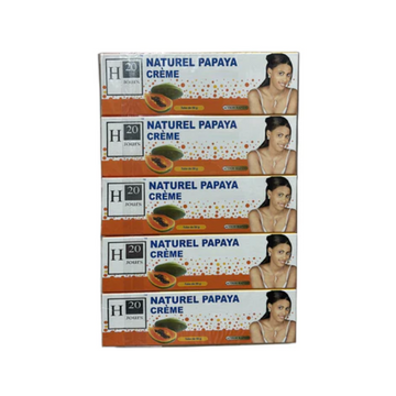 Pack Of 10 H20Jours Naturel Papaya Cream 50g
