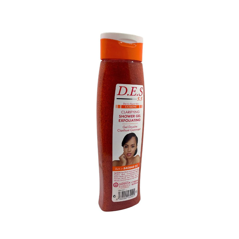 D.E.S 5.5 Dermo Expert Skin Clarifying Shower gel Exfoliating 500ml