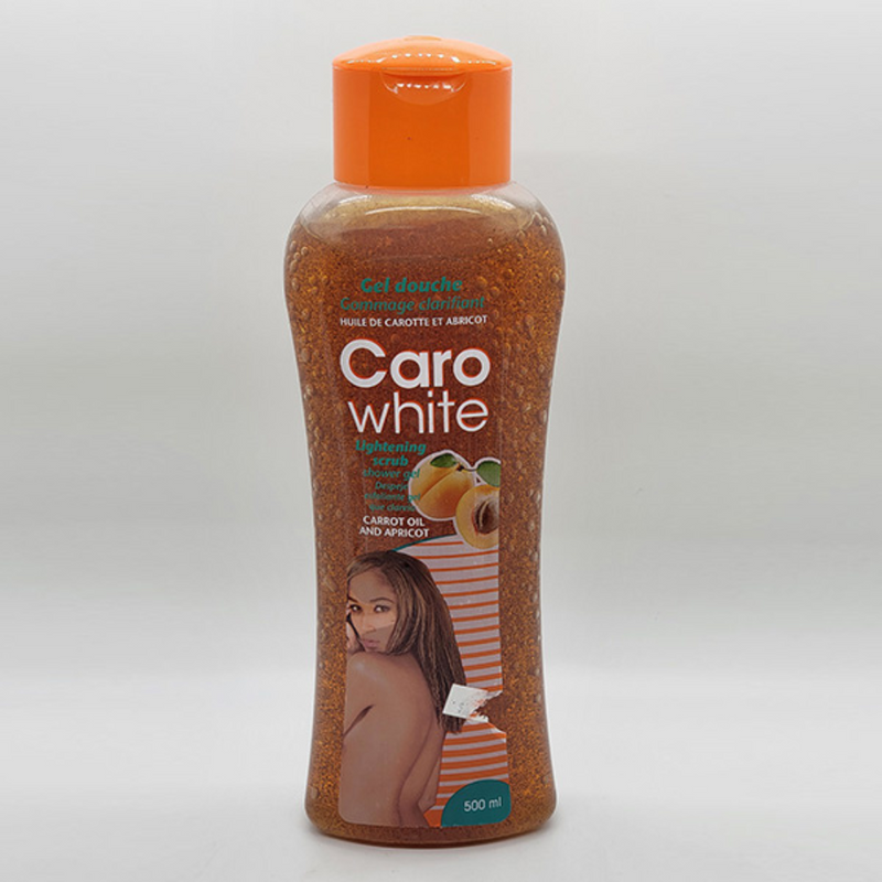 Caro White Scrub Body Wash Carrot Oil And Apricot 500 ml