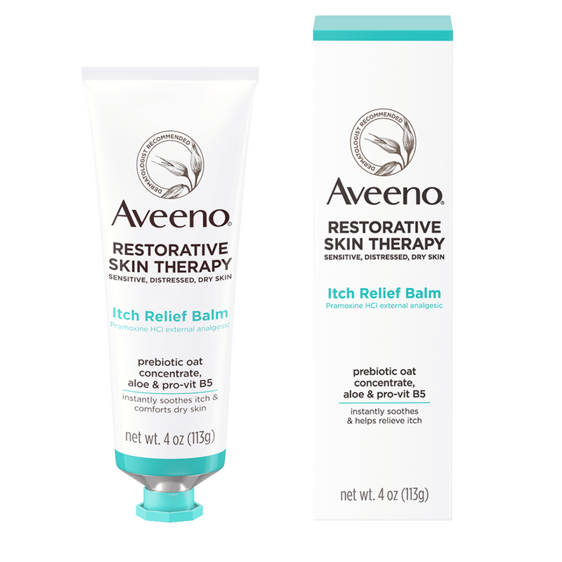 Aveeno Restorative Skin Therapy Itch Relief Balm 4 oz