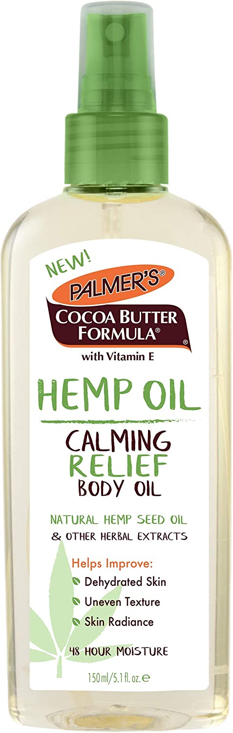 Palmers Cocoa Butter Hemp Oil Calming Relief Body Oil 5.1 oz