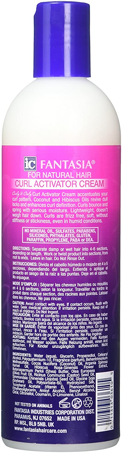 Fantasia IC Curly & Coily Curl Cream Activator 12.5 oz