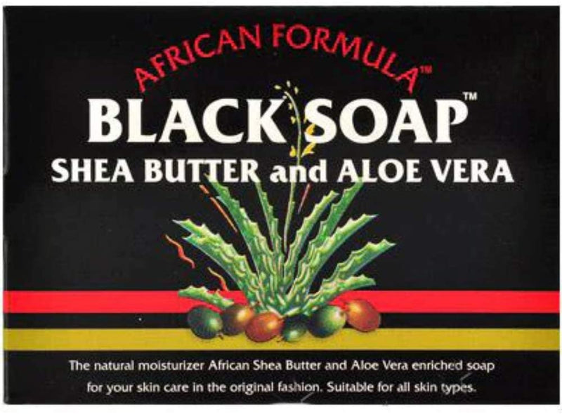 Madina African Black Soap Shea Butter & Aloe Vera 3.5 oz