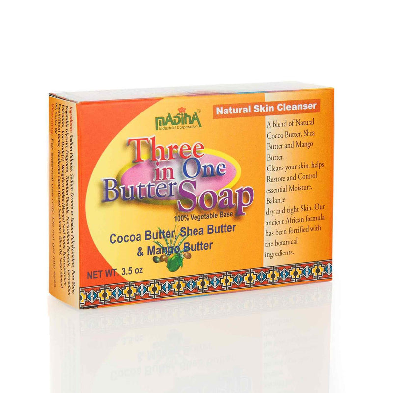 Madina Three in One Butter Soap 3.5 oz