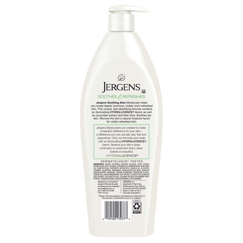 Jergens Lotion 20 oz Soothing Aloe