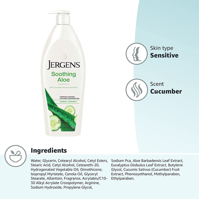 Jergens Lotion 16.8 oz Soothing Aloe