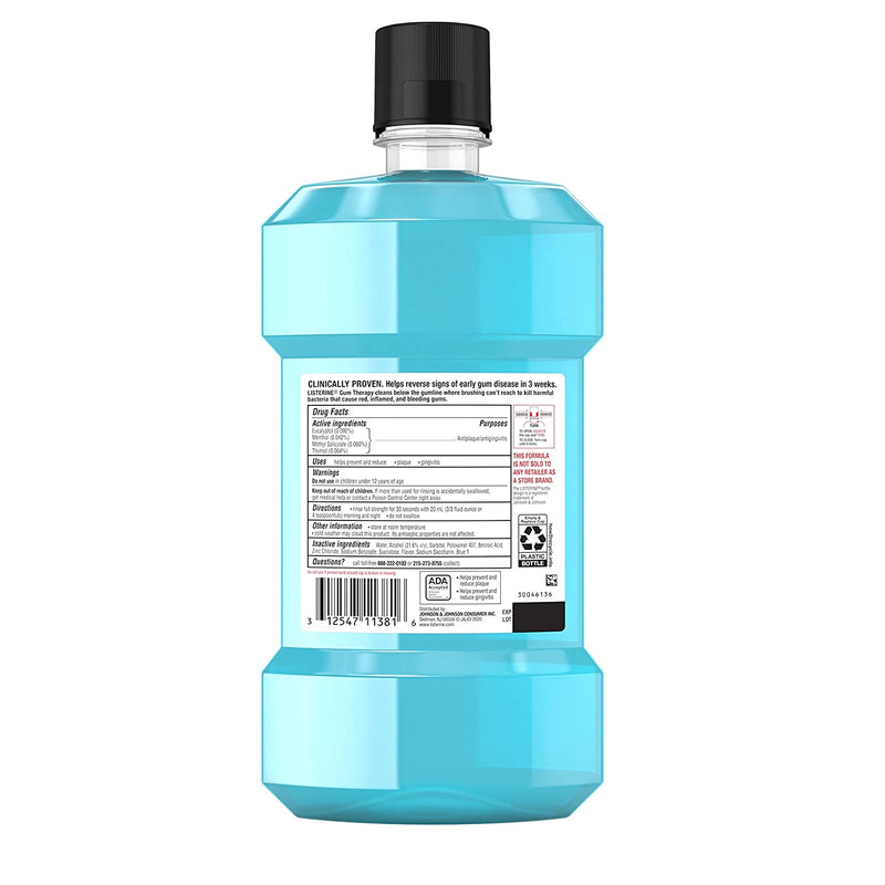 Listerine M/Wash GUM THERAPY GLACIER MINT 1 Liter 