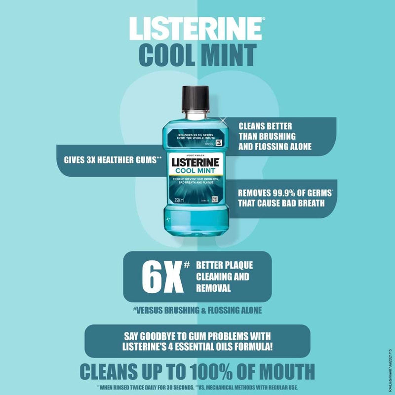 Listerine Antiseptic Mouth Wash COOL MINT® 1 Liter 
