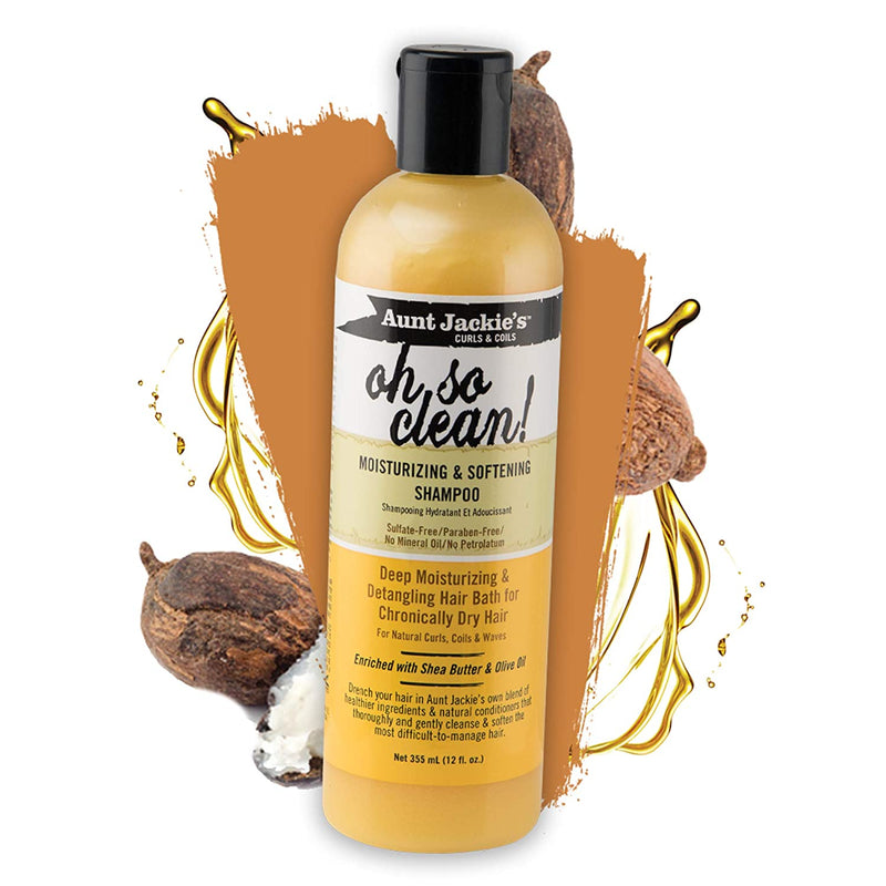 Aunt Jackies Oh So Clean Softening Shampoo 12 oz