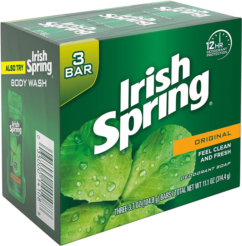 Irish Spring Soap Original 3pk 3.75oz 