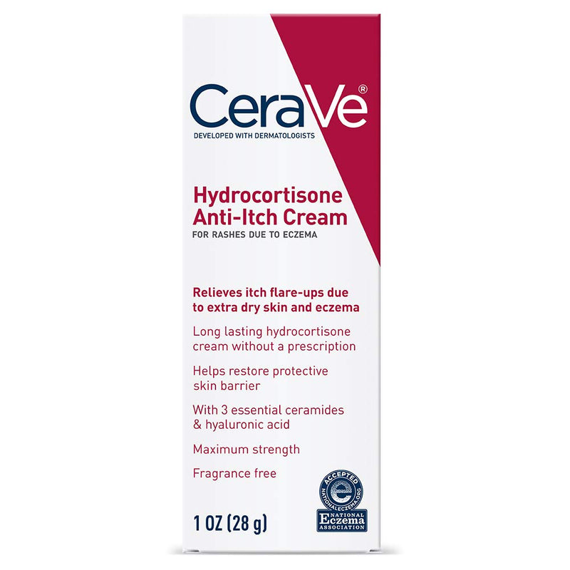 CeraVe Hydrocortisone Anti-Itch Cream 1 oz