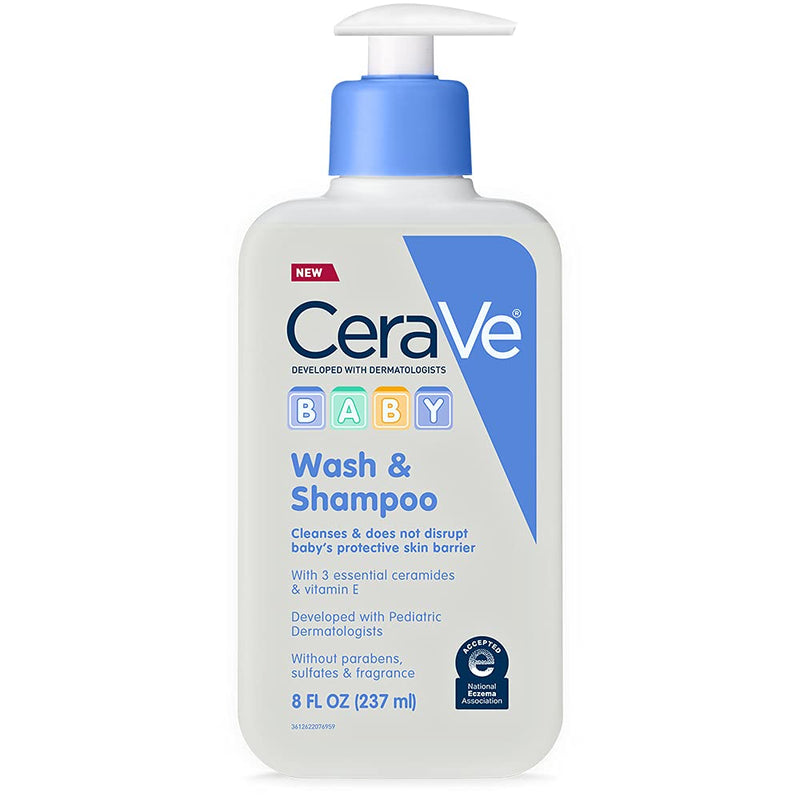 CeraVe Baby Wash & Shampoo 8 oz