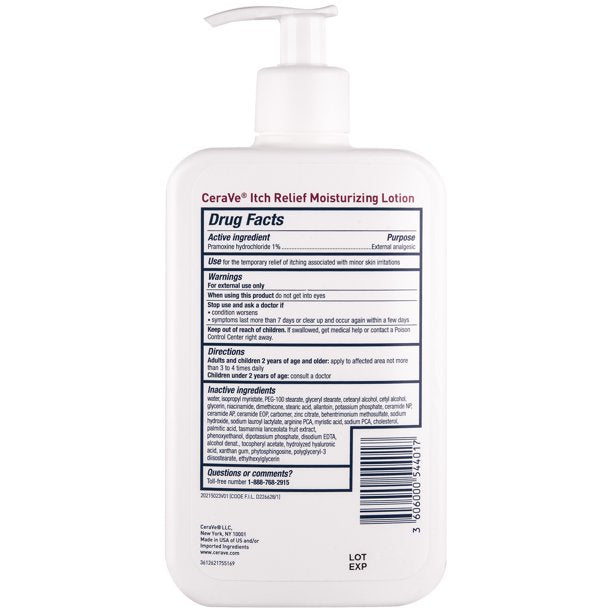 CeraVe Itch Relief Lotion 16 oz