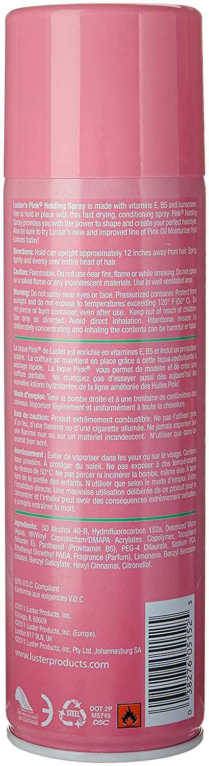 Lusters Pink Holding Spray 14 oz 33% More 