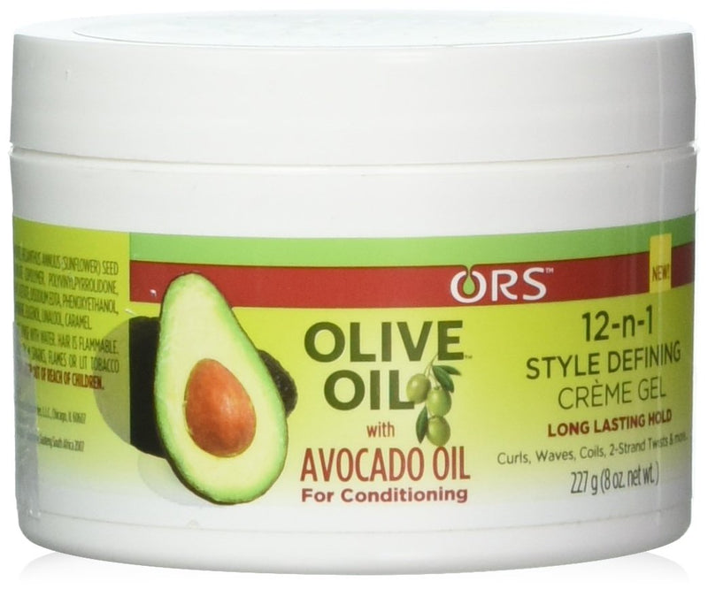 ORS Olive Oil 12-N-1 Style Defining Crème Gel 8 oz