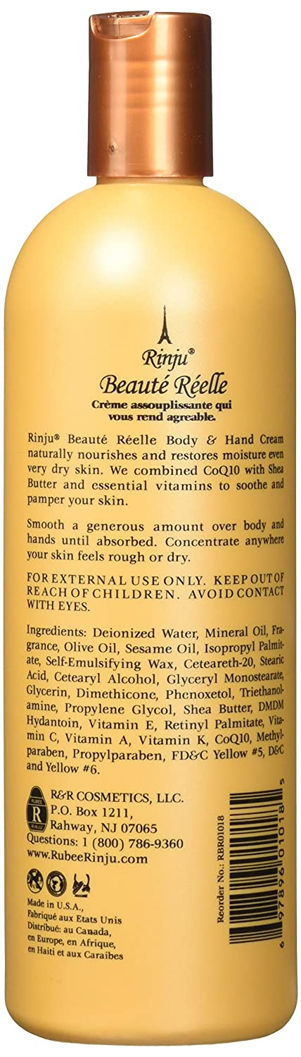 Rinju Beaute Reelle Hand & Body Lotion 16 oz – source4beauty