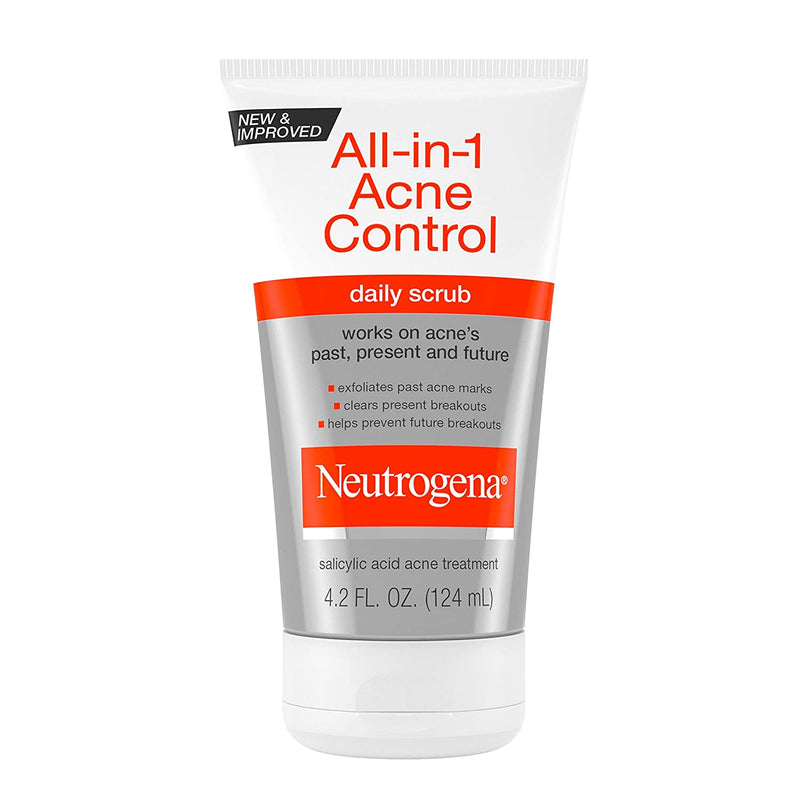 Neutrogena All-in- 1 Acne Control Daily Scrub 4.2 oz 
