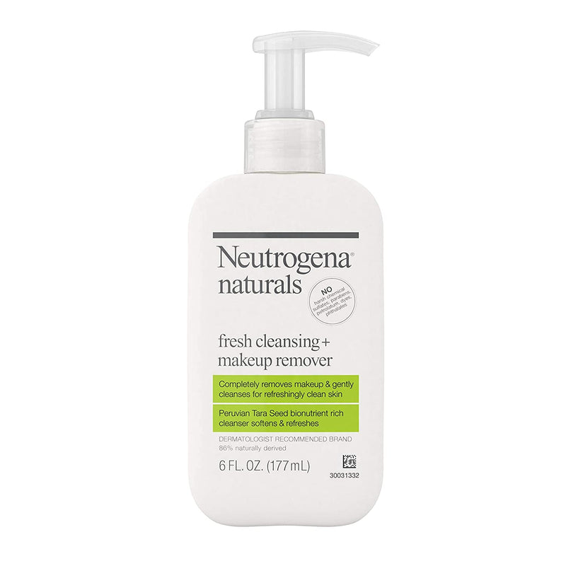 Neutrogena Naturals Fresh Clean+Makeup Remover 6 oz 