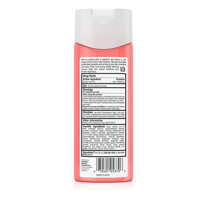 Neutrogena Body Clear Body Wash Pink Grapefruit 8.5 oz 