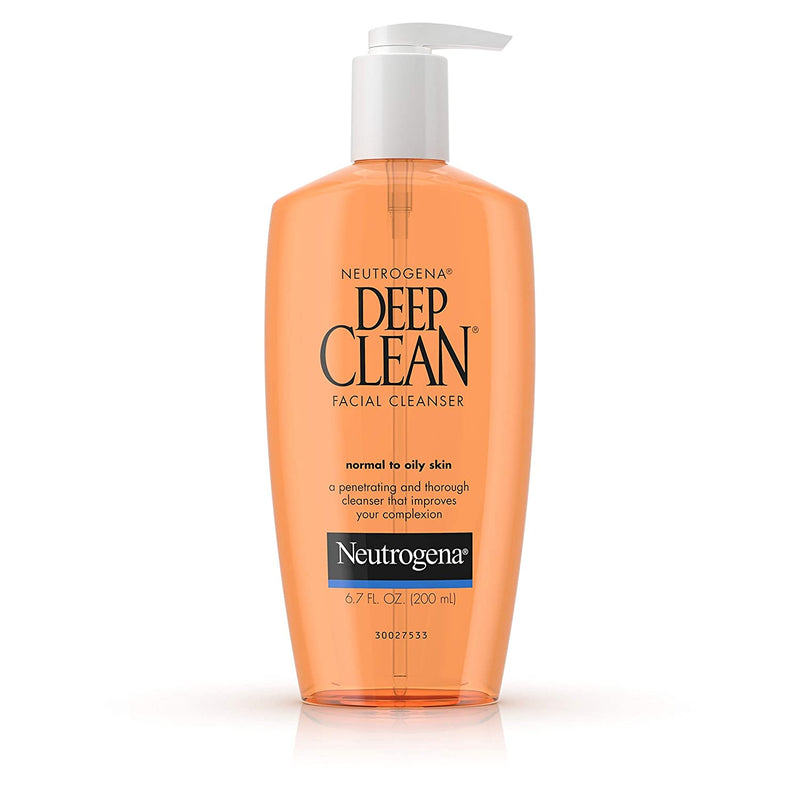 Neutrogena Deep Clean Facial Cleanser Normal to Oily 6.7 oz 
