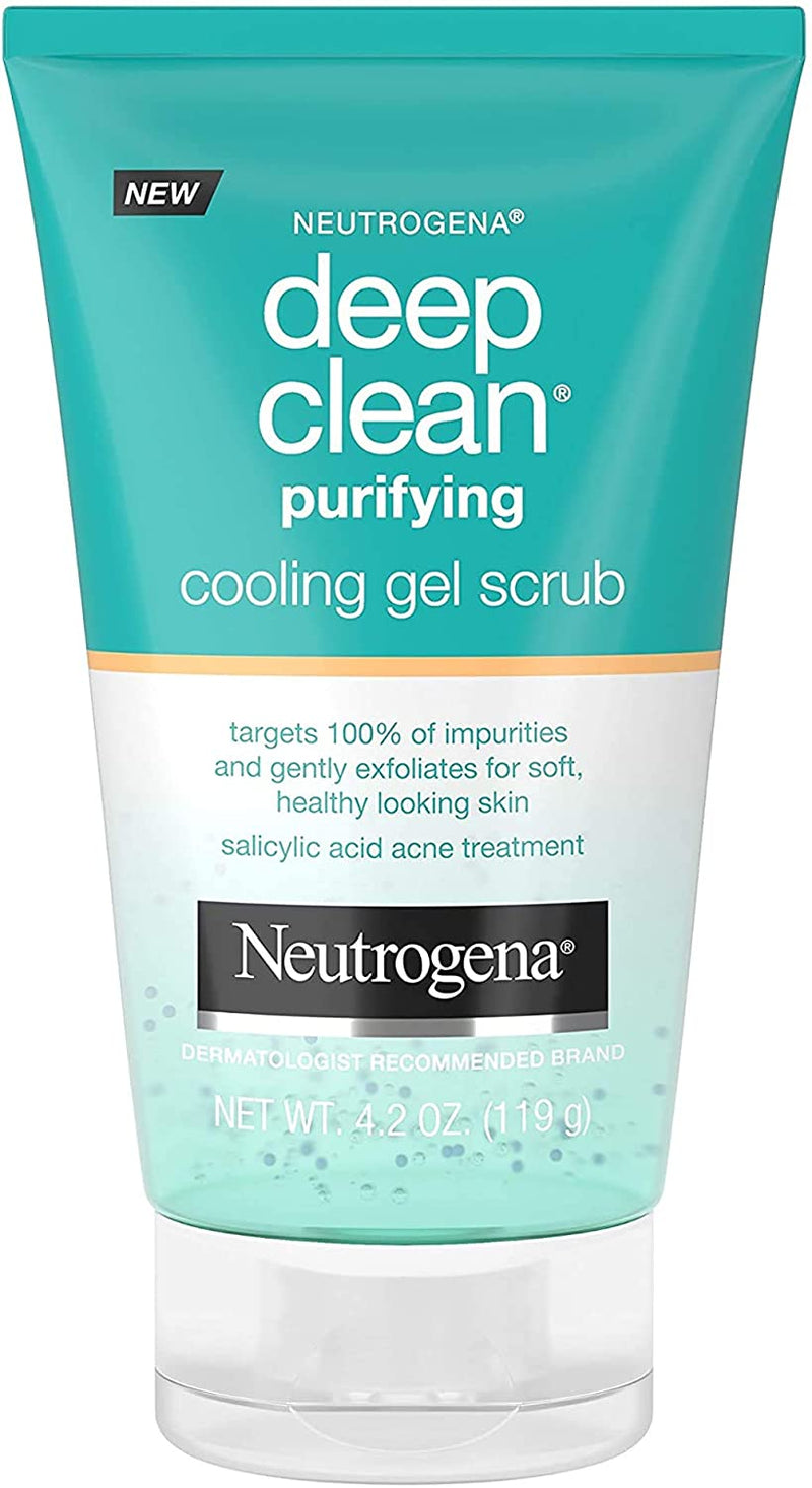 Neutrogena Deep Clean Purify Cooling Gel Scrub 4.2 oz 
