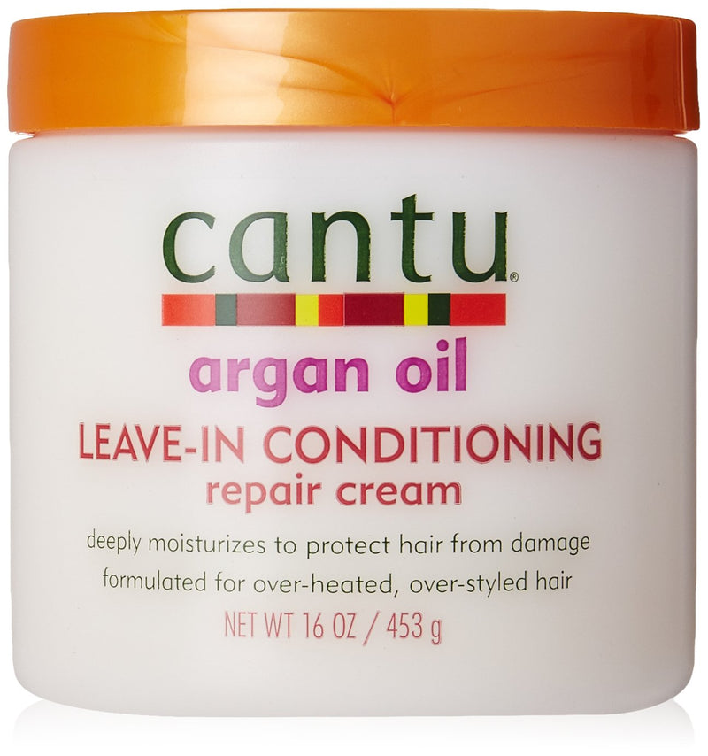 Cantu Argan Oil Leave in Cond Repair Cream 16 oz