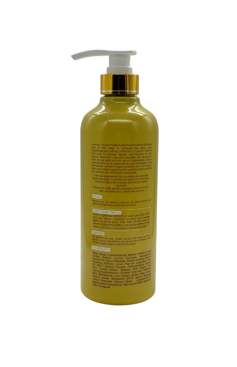 Lemon Glow Ultimate Nourishing Body Wash 27 oz / 750 ml