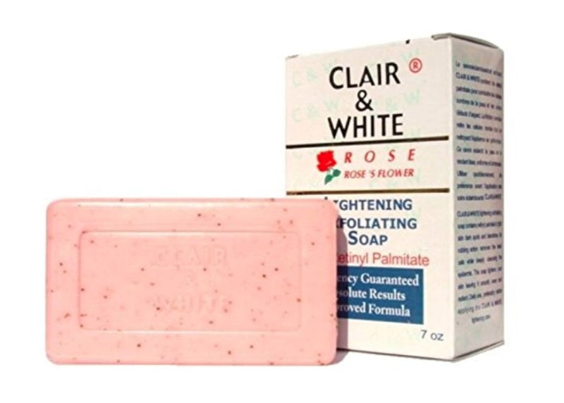 Clair White Exfoliating Soap Rose Extract 7 oz