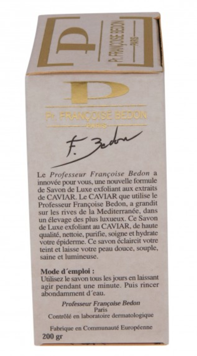 Pr. Francoise Bedon Caviar Scrub Exfoliating Luxury Soap 7 oz / 200 g