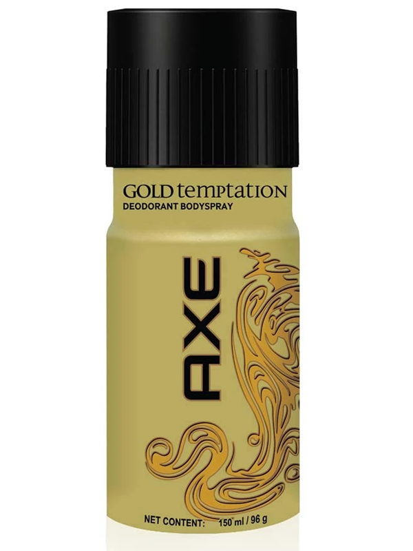 Axe Body Spray Gold Temptation 150 ml - Pack of 6