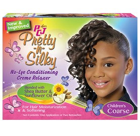 PCJ Children Pretty n Silky No-Lye Relaxer kit 