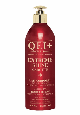 QEI+ Extreme Shine Carotte Body Lotion 16.8 oz / 500 ml