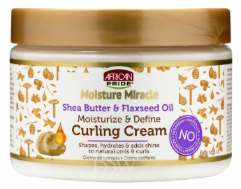 African Pride Moisture Miracle Shea & Flaxseed Oil Curling Cream 12oz