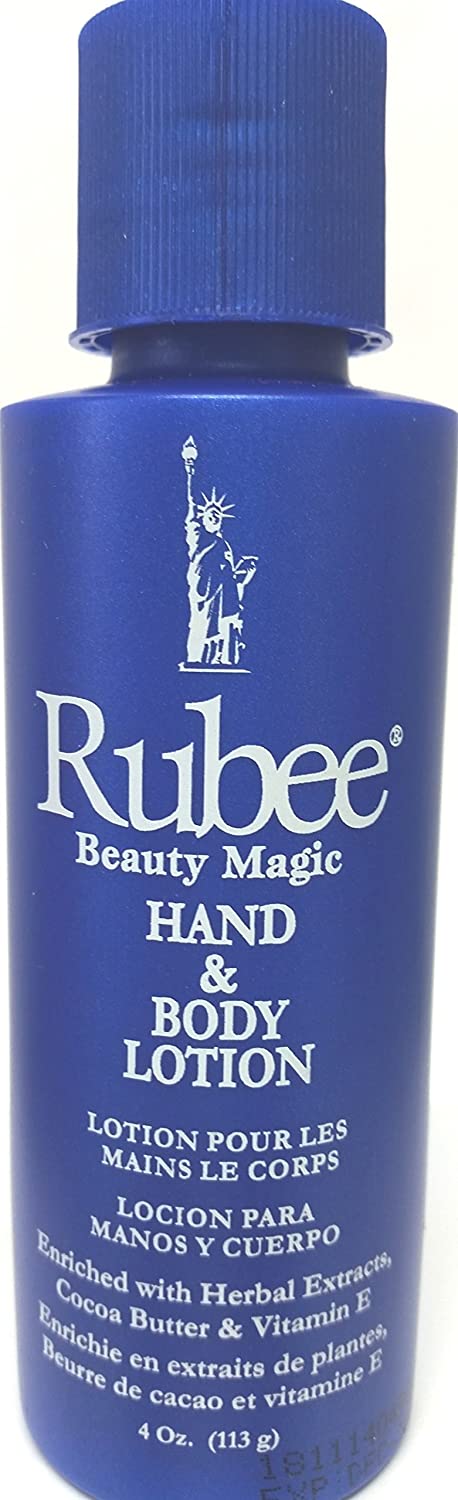 Rubee Hand & Body Lotion 4 oz