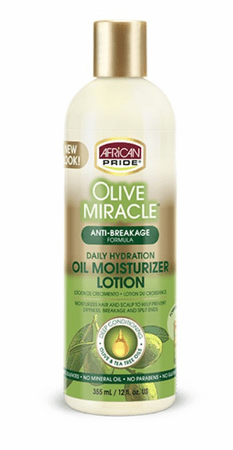 African Pride Olive Miracle Oil Moisturizer Lotion 12 oz