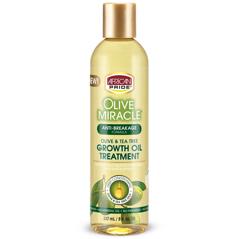 African Pride Olive Miracle Max Strengthening Growth Oil 8 oz