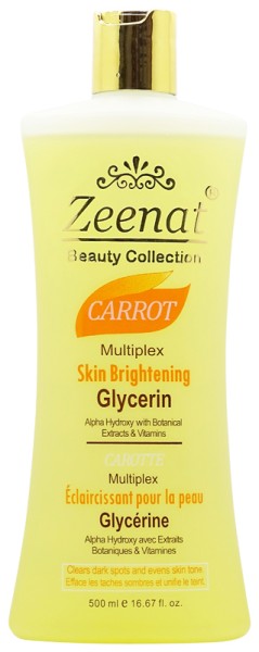Zeenat Carrot Multiplex Skin Glycerin 500 ml