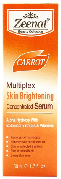 Zeenat Carrot Multiplex Skin Concentrated Serum 1.7oz / 50g