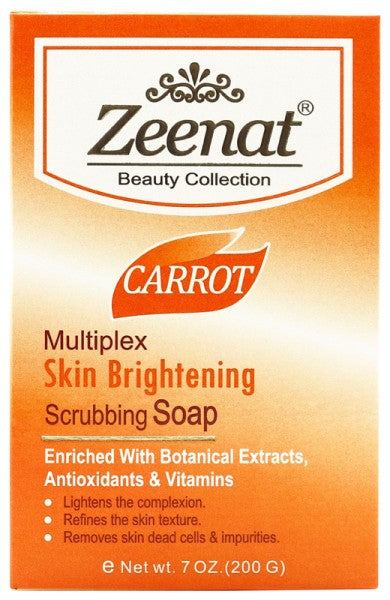 Zeenat Carrot Multiplex Scrubbing Soap 200 g/7 oz