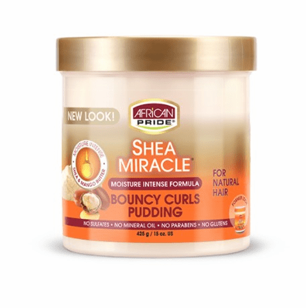 African Pride Shea Butter Miracle Bouncy Curl Pudding 15 oz
