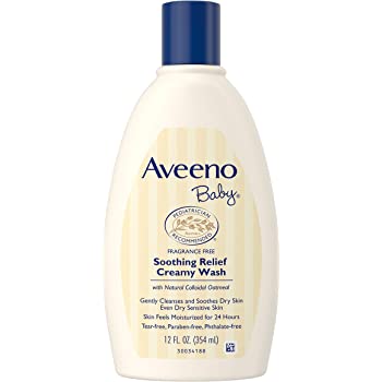 Aveeno Baby Soothing Relief Creamy Wash F/Free 12 oz