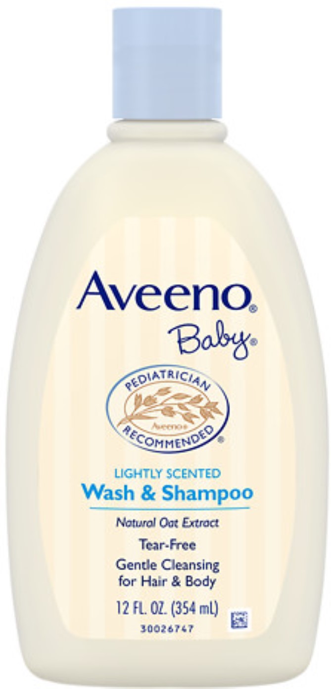 Aveeno Baby Wash & Shampoo Lightly Scented 12 oz