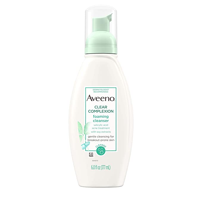 Aveeno Clear Complexion Foaming Cleanser 6 oz 