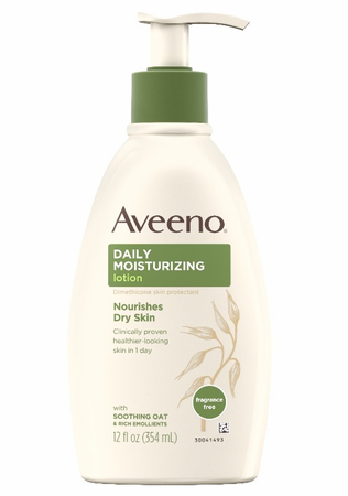 Aveeno Daily Moisturizing Lotion Fragrance Free 12 oz