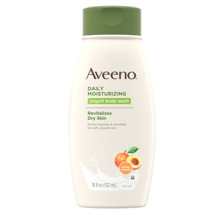Aveeno Daily Moisturizing B/Wash Yogurt Apricot 18 oz