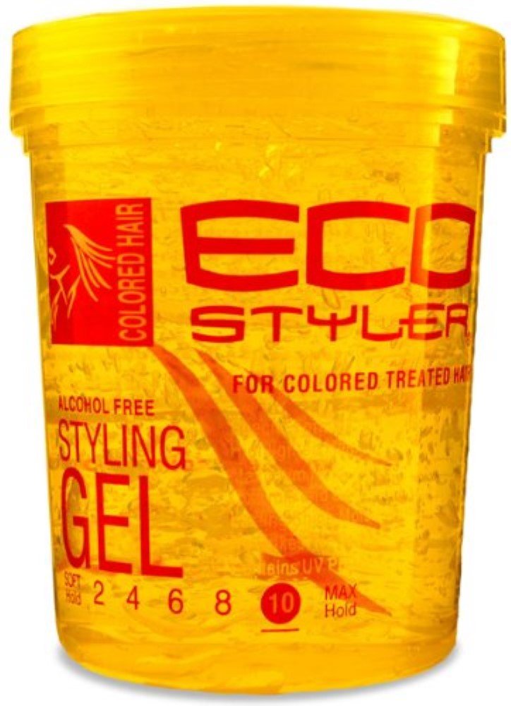 Ecoco Color Treated  Styling Gel 32 oz- Yellow