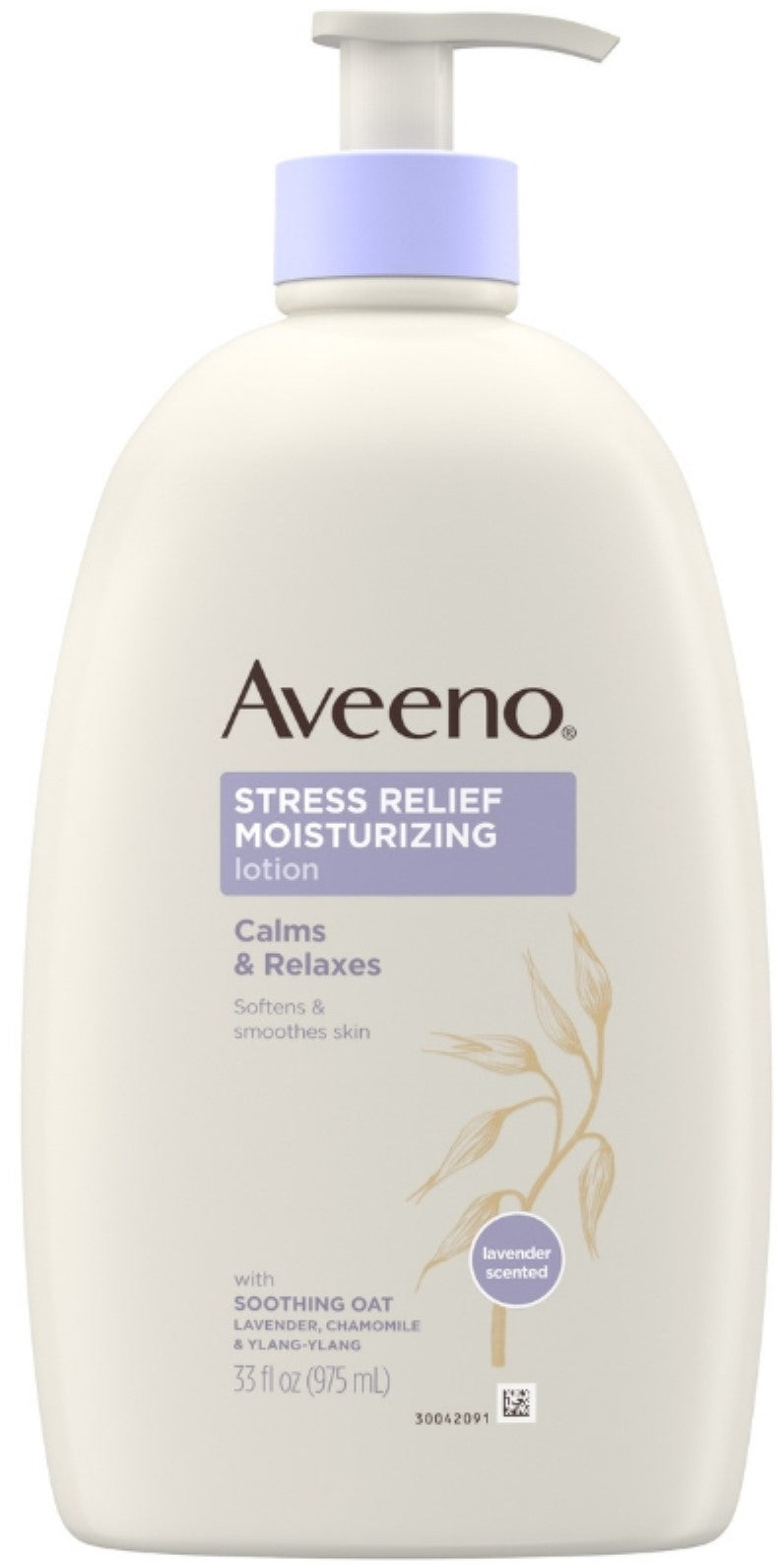 Aveeno Stress Relief Moisturizing Lotion Lavender Scent 33 oz