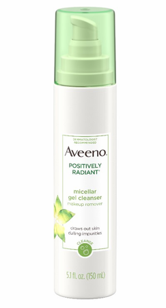 Aveeno Positively Radiant Gel Makeup Remover 5.1 oz