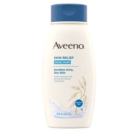 Aveeno Skin Relief B/Wash Fragrance Free 18 oz