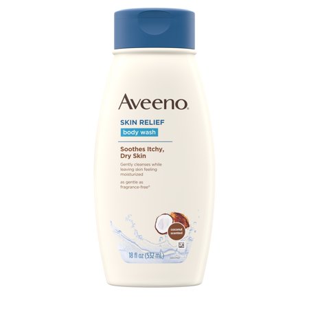 Aveeno Skin Relief B/Wash Coconut Scented 18 oz